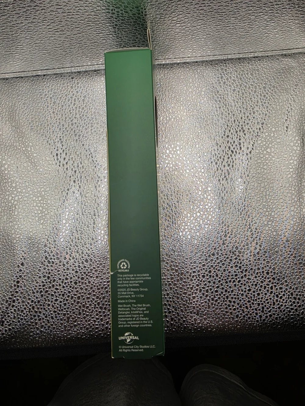 Wet Brush Wicked Green & Gold Detangling Hair Brush